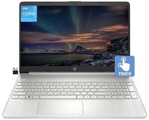 hp 2023 newest 15.6” hd touchscreen laptop, dual core intel i3-1115g4 (beats i5-1030g7, up to 4.1ghz), 8gb ram, 256gb ssd, uhd graphics, hd webcam, wifi, 11+ hours battery, win11 s+marxsolcables