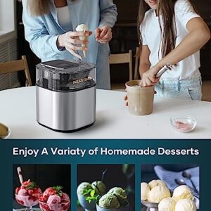 INTASTING Ice Cream Maker, 1.6QT Frozen Yogurt Maker, Homemade Ice Cream, Gelato