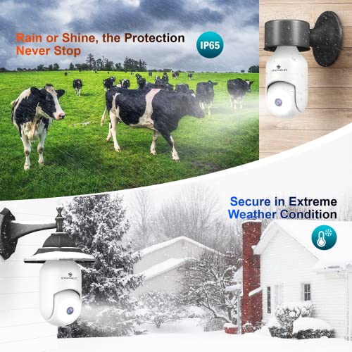 360 Light Bulb Security Camera Outdoor Weatherproof, 2K 4MP 2.4GHz Wireless WiFi Light Socket Security Cam Motion Detection Tracking Color Night Vision 2 Way Talk Easy Install Works with Alexa Google