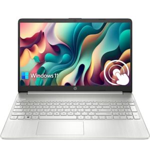 hp newest pavilion 15.6" hd touchscreen anti-glare laptop, 16gb ram, 1tb ssd storage, intel core processor up to 4.1ghz, up to 11 hours long battery life, type-c, hdmi, windows 11 home, silver