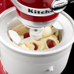 KitchenAid KAICA Ice Cream Maker Attachment (Renewed)
