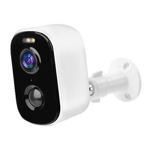 cameras for home security, 1080p security cameras wireless outdoor with motion detection, spotlight/siren alarm, color night vision, 2-way talk, waterproof sd/cloud storage battery powered wifi camera