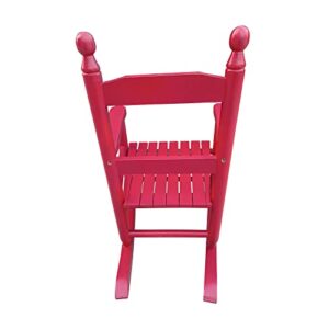 Singoulity Kids Rocking Chair, Toddler Kids Rocking Chair, Childrens Rocking Chair with Classic Rocker and Hardwood Construction (Red)