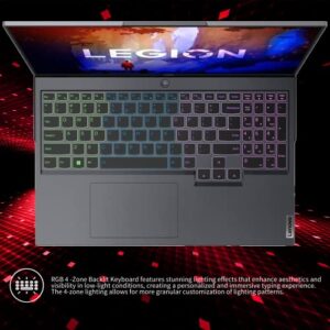 Lenovo 2022 Legion 5 Pro 16" QHD 165Hz Gaming Laptop, AMD Ryzen 7 6800H, 32GB DDR5 RAM, 1TB PCIe SSD, NVIDIA GeForce RTX 3070Ti 8G, RGB 4zone Backlit Keyboard, Grey, Win 11, 32GB SnowBell USB Card