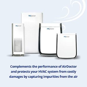 AirDoctor AD3000 4-in-1 Air Purifier with UltraHEPA, Carbon & VOC Filters - Removes particles 100X Smaller than HEPA Standard and MERV HVAC Filter 16x25x1 Bundle