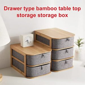 ZSEDP Fabric DrawerDrawer Storage Box Home Decoration Storage Cabinet Wood Oxford Cloth Storage Box Multi-Layer Simple Nordic Chest of Drawe (Color : D)