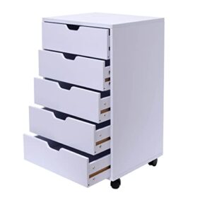 ZSEDP 5 Layers Storage Cabinet for Clothes Durable Wardrobe Closet Drawers for Office Bedroom Home Furniture Storage Organizer