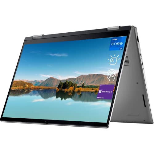 Dell Newest Inspiron 2-in-1 Business Laptop, 14'' FHD+ Touchscreen, Intel Core i7-1255U, 64GB RAM, 1TB PCIe SSD, Webcam, Backlit KB, HDMI, SD Card Reader, Wi-Fi 6, Windows 11 Pro