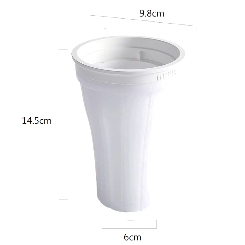 Create Delicious Frozen Treats with this Slushy Maker Cup, Easy Squeeze Design for Homemade Refreshments (ZBBJY23001)