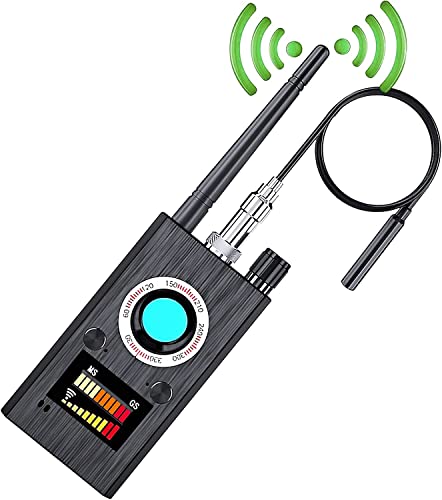 Hidden Devices Detector Anti Spy Detector Hidden Camera Detectors Bug Detector GPS Detector RF Signal Scanner Device Detector for GPS Tracker Listening Device Camera Finder