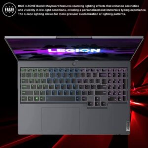 Lenovo 2022 Legion 5 Pro 16" WQXGA 165Hz Gaming Laptop, AMD Ryzen 7 5800H, 32GB RAM, 512GB PCIe SSD, NVIDIA GeForce RTX 3070 8G, RGB 4zone Backlit Keyboard, Grey, Win 11, 32GB SnowBell USB Card