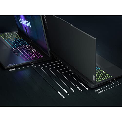 Lenovo Legion Pro 5 2023 16" Gaming Laptop WQXGA IPS 240Hz 24-Core 13th Intel Core i9-13900HX 64GB DDR5 2TB SSD NVIDIA GEFORCE RTX 4070 8GB Wi-Fi 6E RGB Backlit KB Windows 11 Pro w/ONT 32GB USB