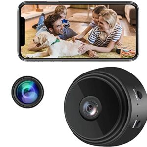 Spy Camera Hidden Camera,1080P Magnetic Mini WiFi Camera for Home Office Security,Pet Mini Home Cam with Babysitter Surveillance,Lndoor Camera with Motion Detection Night Vision