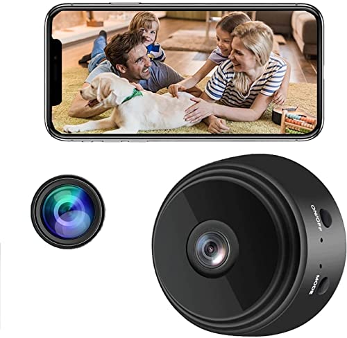 Spy Camera Hidden Camera,1080P Magnetic Mini WiFi Camera for Home Office Security,Pet Mini Home Cam with Babysitter Surveillance,Lndoor Camera with Motion Detection Night Vision