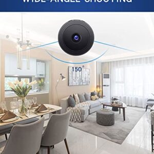 Spy Camera Hidden Camera,1080P Magnetic Mini WiFi Camera for Home Office Security,Pet Mini Home Cam with Babysitter Surveillance,Lndoor Camera with Motion Detection Night Vision