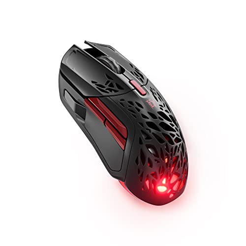 SteelSeries Aerox 5 Wireless – Diablo IV Edition – Lightweight 76g Gaming Mouse – 18000 CPI – TrueMove Air Optical Sensor – Water Resistant – 180+ Hour Battery Life – Free in-Game Item - PC/MAC