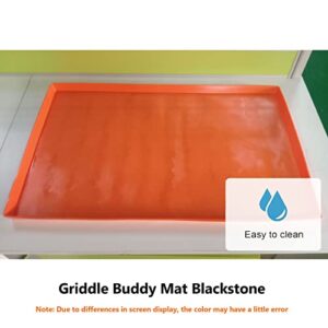 Yaslayp Silicone Griddle Mat Cover for Blackstone Griddle,Blackstone 28" Food Grade Silicone Griddle Mat Cover-Protect Your Griddle BBQ Grill Protective Cover (28 Inch Cover)