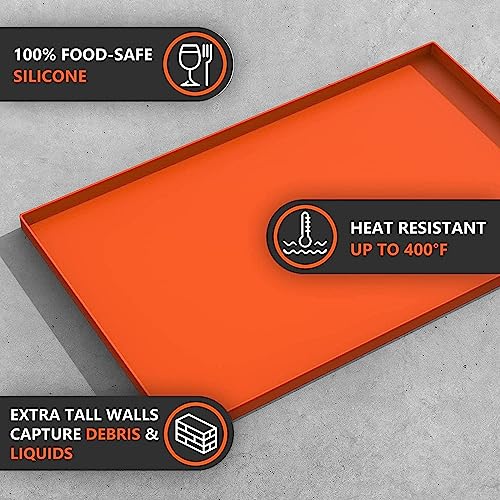 Protebox 36 Inch Griddle Silicone Mat Protective Cover for Blackstone 36 Inch Griddle, Heavy Duty Reusable Food Grade Silicone Grill Mat Protect Your Griddle from Dirt & Rust