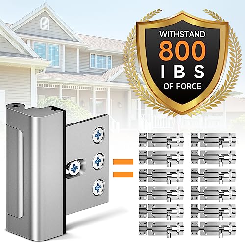 Door Reinforcement Lock - Easy Installation, Durable and Child-Safe Home Security Lock to Prevent Unauthorized Entry