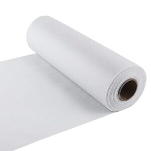 fusible interfacing, 0.3x21.9yd polyester non-woven interfacing single-sided iron on interfacing lightweight medium weight iron-on interfacing for sewing quilting crafting