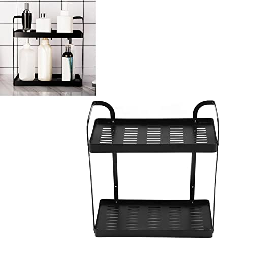 Kitchen Rack, Carbon Steel Beech Home Decoration Wall Rack Sturdy Structure Rustproof for Room