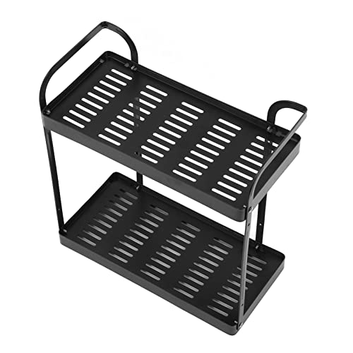 Kitchen Rack, Carbon Steel Beech Home Decoration Wall Rack Sturdy Structure Rustproof for Room