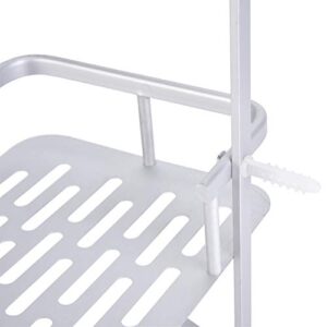 Aluminum Bathroom Storage Rack, Bathroom Storage Shelf, Sturdy Living Room for Home Bathroom Kitchen