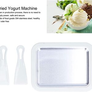 Instant Ice Cream Maker,Rolled Ice Cream Maker - Perfect for Soft Serve Ice Cream,Frozen Yogurt, and More! Food grade stainless steel ice cream roll machine for home use.