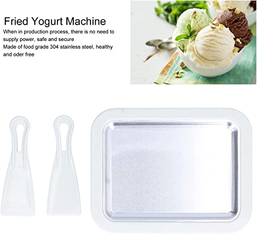 Instant Ice Cream Maker,Rolled Ice Cream Maker - Perfect for Soft Serve Ice Cream,Frozen Yogurt, and More! Food grade stainless steel ice cream roll machine for home use.