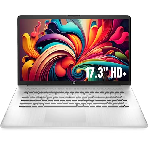 HP 17.3" HD Plus Laptop, for Business and Students, Intel Quad Core, 16GB RAM, 1TB NVMe SSD, Fullsize Keyboard, HDMI, Rapid Charge, Type-C, Windows 11 with Bundled Accessories