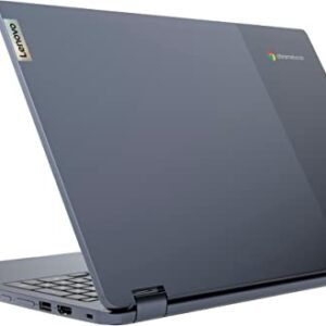 Lenovo Ideapad 2023 Newest Flex X360 Chromebook Spin 2-in-1 Convertible Laptop Business, Intel Celeron N4500 Processor, 15.6" FHD IPS Touchscreen, 4GB RAM, 64GB eMMC,WiFi 6, Chrome OS+MarxsolCables