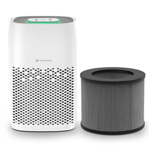 harmony 600 air purifier for desktop, with h13 hepa air filter, quiet air filter, quiet air cleaner for allergens, pets, smoke, removes 99.9% of dust, mold, pet dander, odors, pollen — hse600