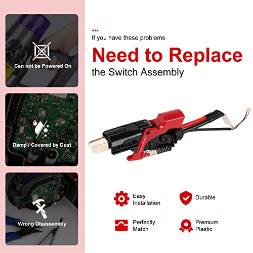 Strong Trigger Assembly Replacement for Dyson V11 SV14 Vacuum Cleaner Disassembly Tool Screwdriver Set