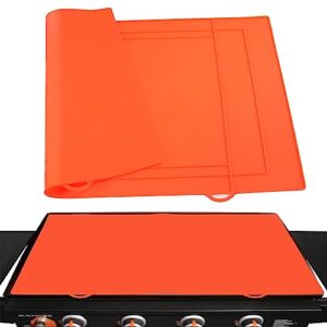 36'' griddle mat for blackstone, cuttable silicone griddle mat non-stick grill mats griddle grill silicone cover griddle protective mat griddle mat protector (36/28/22inch)