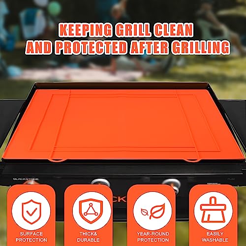 36'' Griddle Mat for Blackstone, Cuttable Silicone Griddle Mat Non-Stick Grill Mats Griddle Grill Silicone Cover Griddle Protective Mat Griddle Mat Protector (36/28/22inch)