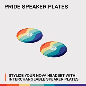 Arctis Nova Booster Pack - for Pride Limited Edition - Gaming Headset Accessory - Nylon Headband - Customize with Unique Speaker Plates - Rainbow Design