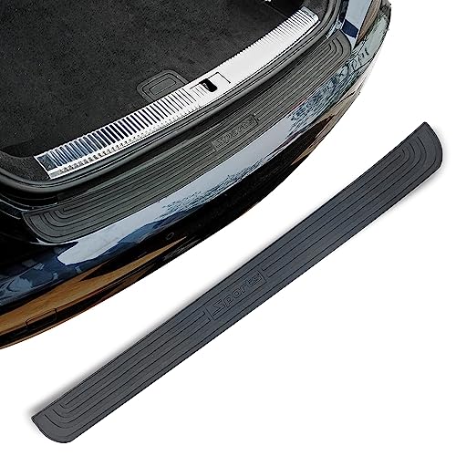 ZKFAR Pack-1 Car Rear Bumper Protector, 35In x 2.75In Trunk Protection Strip, Car/SUV Universal Anti-Scratch Trunk Exterior Accessories (Black #Sport)