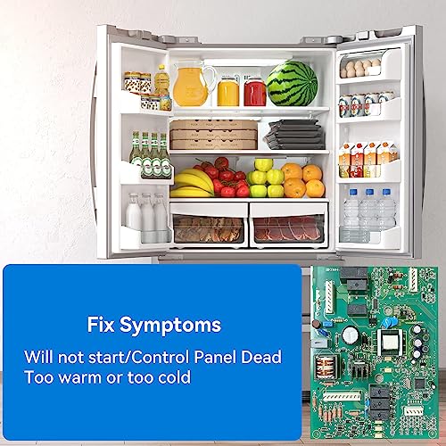 W10310240 Refrigerator Control Board Compatible With Whirlpool Jenn-Air Kenmore KitchenAid Maytag Amana Dacor Fridges, Main Control Board W10164420 W10164422 EAP11752535 PS11752535 AP6019229 1862775