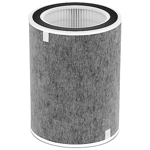 HP200 Series Replacement Filter Compatible with Shark HP201 HP202 & HC502 Air Purifier MAX,Three-level Filtration System Cleans up to 99.98% of Particles,Compare to Part #HE2FKBAS, HE2FKBASMB