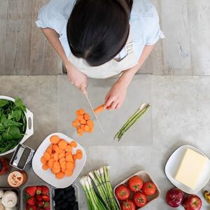 17X13 inch Acrylic Cutting Boards for Kitchen Counter, Non Slip Acrylic Chopping Board Clear Cutting Board for Countertop Kitchen Restaurant