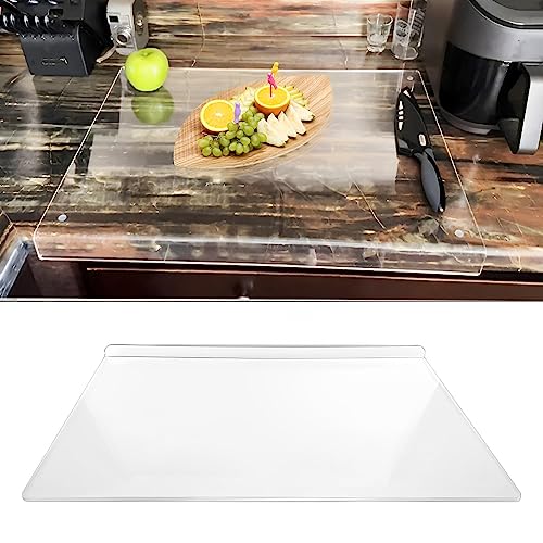 17X13 inch Acrylic Cutting Boards for Kitchen Counter, Non Slip Acrylic Chopping Board Clear Cutting Board for Countertop Kitchen Restaurant