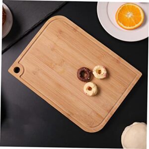 UPKOCH 1pc Cutting Board Wooden Cutting Boards Fruit Trays Fruit Platter Wood Chopping Mats Veggie Tray Vegetable Cutting Wood Pastry Mat Chopping Board Kneading Board Complementary Food