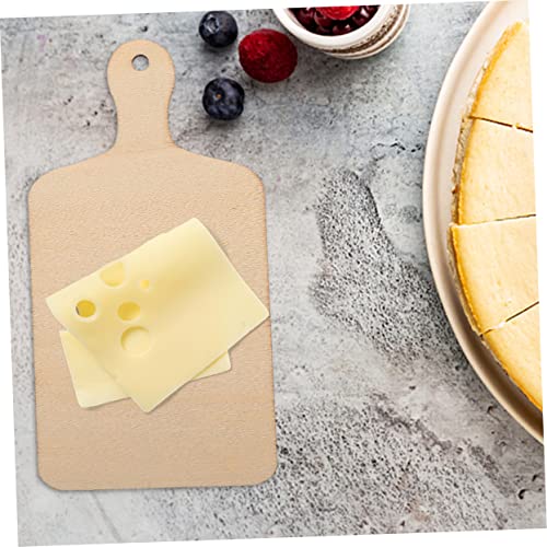 UPKOCH 12pcs DIY Wooden Cutting Board Pizza Accessories Wooden Tray Pizza Cheese Unfinished Wood Cutting Board Pizza Paddle Mini Wooden Chopping Board Unfinished Cutting Board Craft Wood