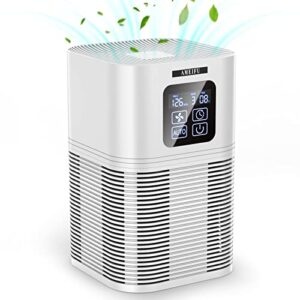 air purifiers for bedroom home large room 610 sq.ft, updated ameifu h13 hepa air purifier cleaner with aromatherapy for pets hair, allergies, smoke, dust and bad smell (california available)