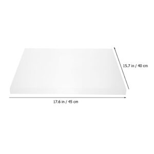 Homoyoyo Acrylic Cutting Boards Clear Chopping Board Anti- Transparent Cutting Board for Counter Countertop Protector Home Restaurant