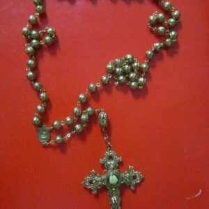 Rosary Christianity Prayer Reliquary Compatible with RELIC Compatible with Vintage PEALS Beads Filigree PICK1 (Number: 1- Golden Filigree)