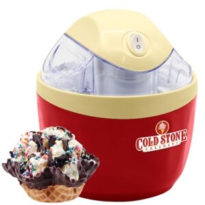 cold stone creamery ice cream maker machine for ice cream, gelato, sorbet, frozen yogurt with mixing bowl- 1 pint