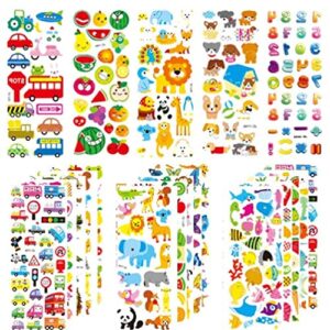 bubble stickers for w/precision cutting cartoon theme decoration easy peal off reusable 3d sticker toddler party tiny stickers cute stickers aesthetic stickers stickers for teens stickers