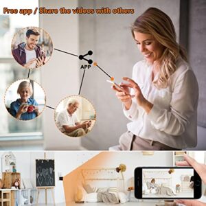 Spy Camera Wireless Hidden WiFi Camera with Remote View - 4K UHD - Spy Camera Hidden Camera Charger - Spy Camera Wireless - USB Hidden Camera - Nanny Cam Hidden Camera - Small Camera - Secret Camera