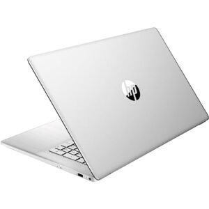 2023 HP 17 17.3" Touchscreen HD+ Business Laptop Computer, 12th Gen Intel 10-Core i5-1235U (Beat i7-1195G7), 8GB DDR4 RAM, 256GB PCIe SSD, WiFi, Bluetooth 5.0, Silver, Windows 11 Pro, BROAG HDMI Cable